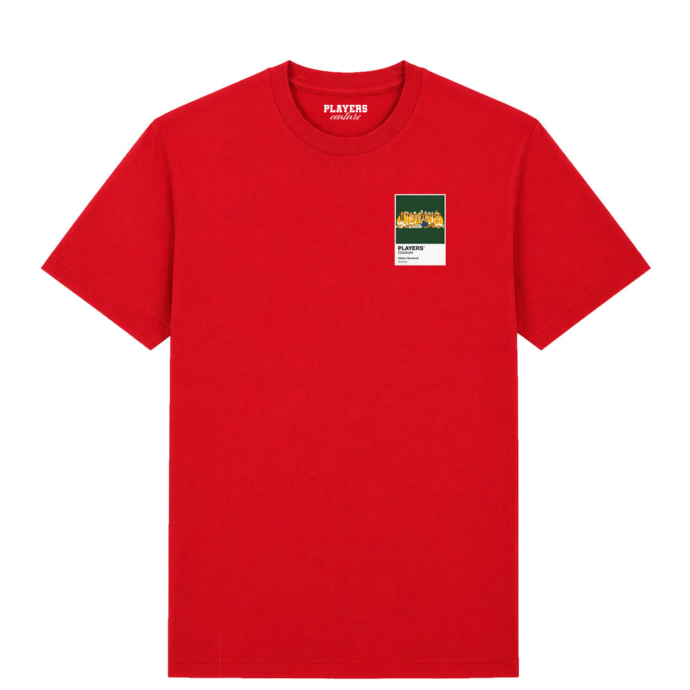 Viktor Hovland Ladies Man Golf Icon Frame Men's T-Shirt - Red