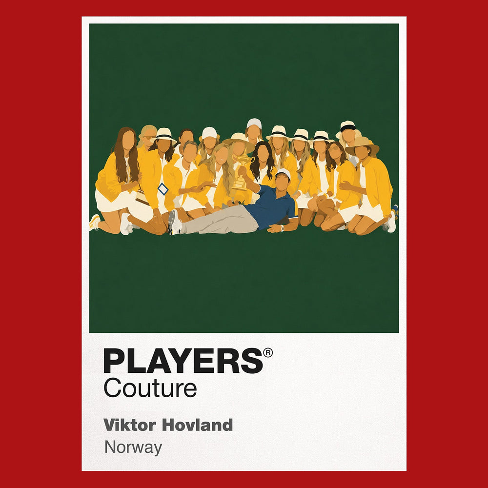 Viktor Hovland Ladies Man Golf Icon Frame Men's Polo Shirt