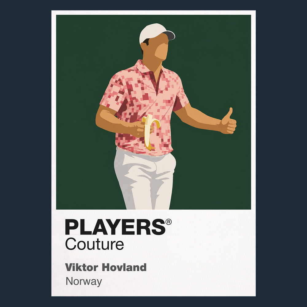 Viktor Hovland Banana Golf Icon Frame - Icon Design
