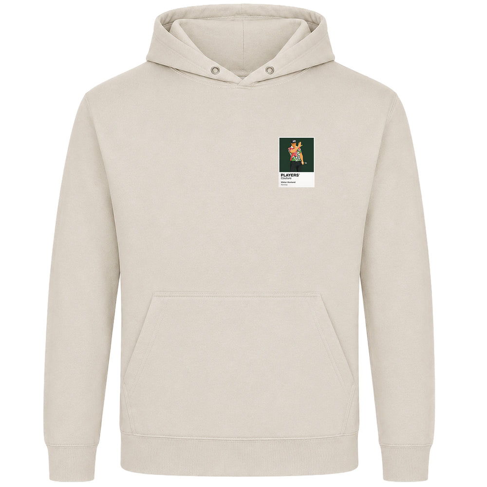 Viktor Hovland Masters Golf Icon Frame Men's Hoodie - Beige