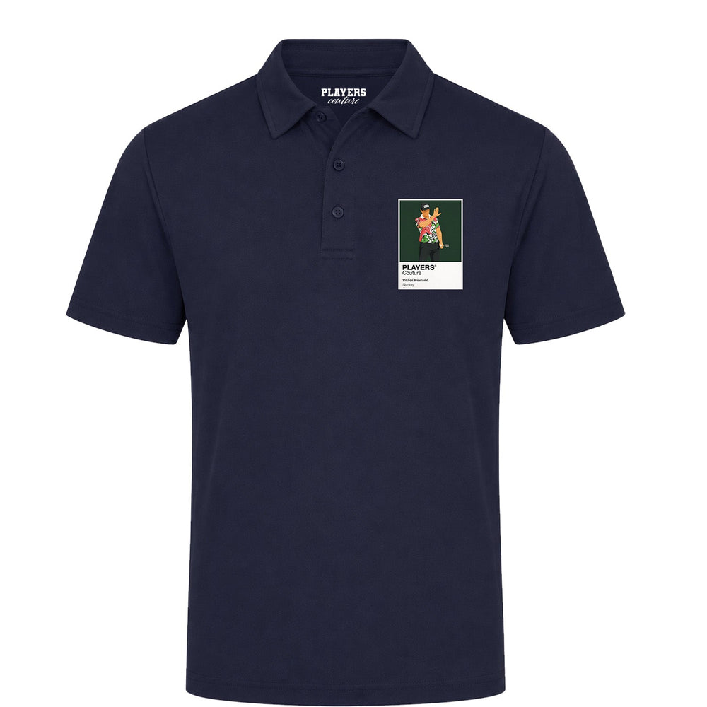 Viktor Hovland Masters Golf Icon Frame Men's Polo Shirt