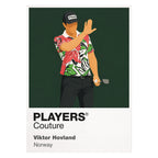 Viktor Hovland Masters Golf Icon Frame - Icon Design