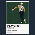 Viktor Hovland Palm Tree Golf Icon Frame Men's Polo Shirt