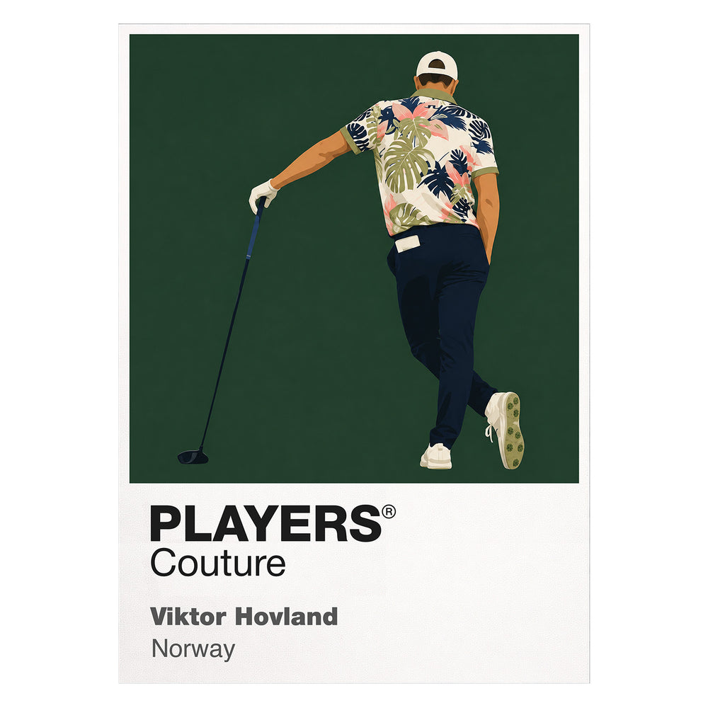 Viktor Hovland 2 Golf Icon Frame - Icon Design