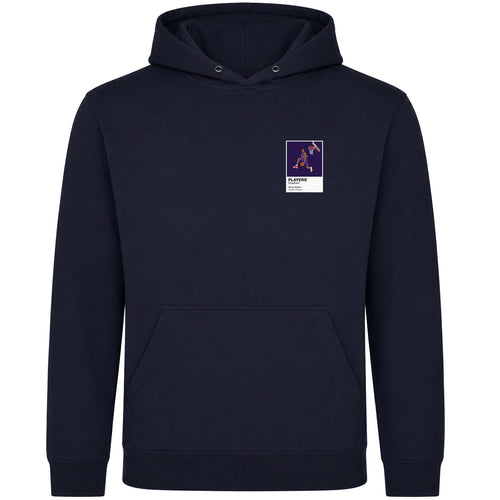 Vince Carter Raptors Basketball Icon Frame Men's Hoodie - Navy