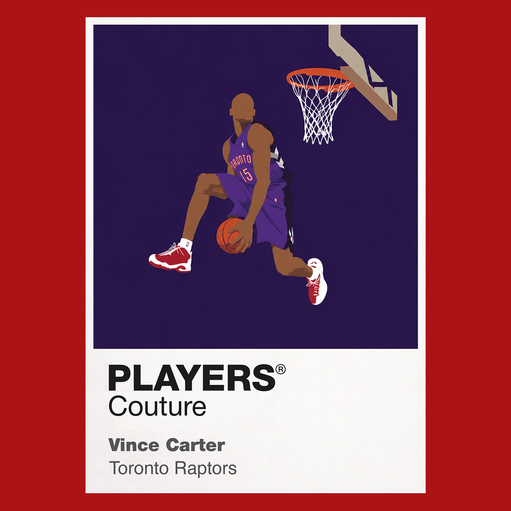 Vince Carter Raptors Basketball Icon Frame Men's Hoodie