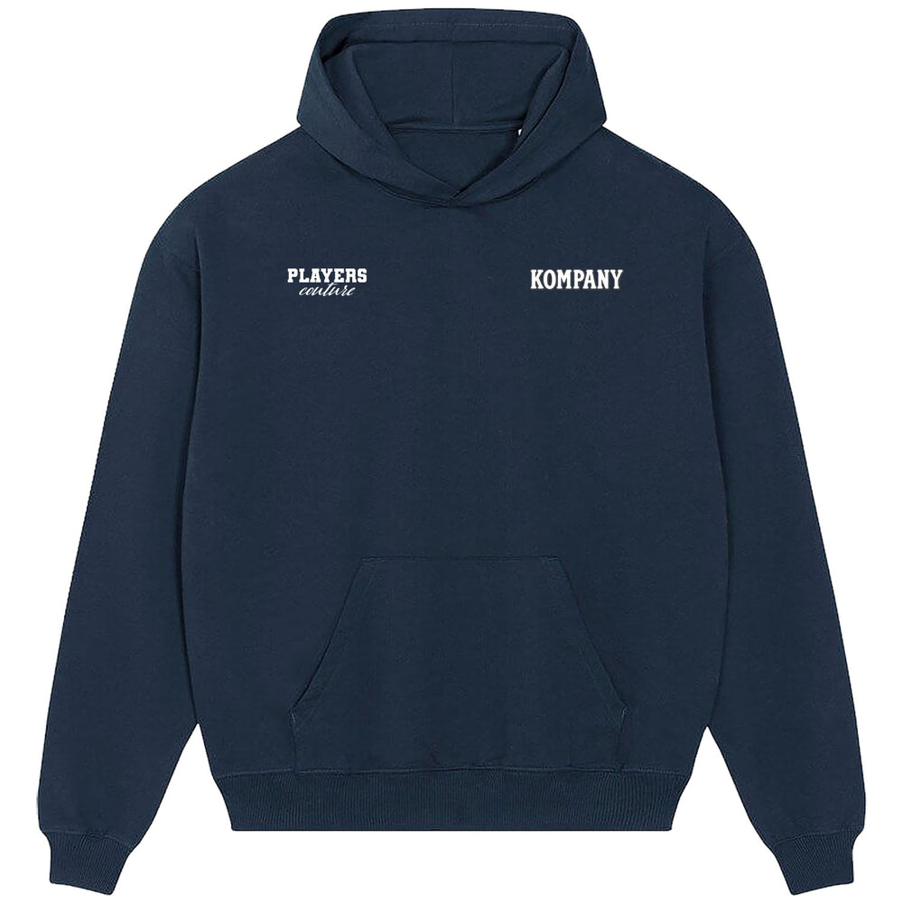 Vincent Kompany Logo 2 Players Couture Men's Casual Hoodie Navy
