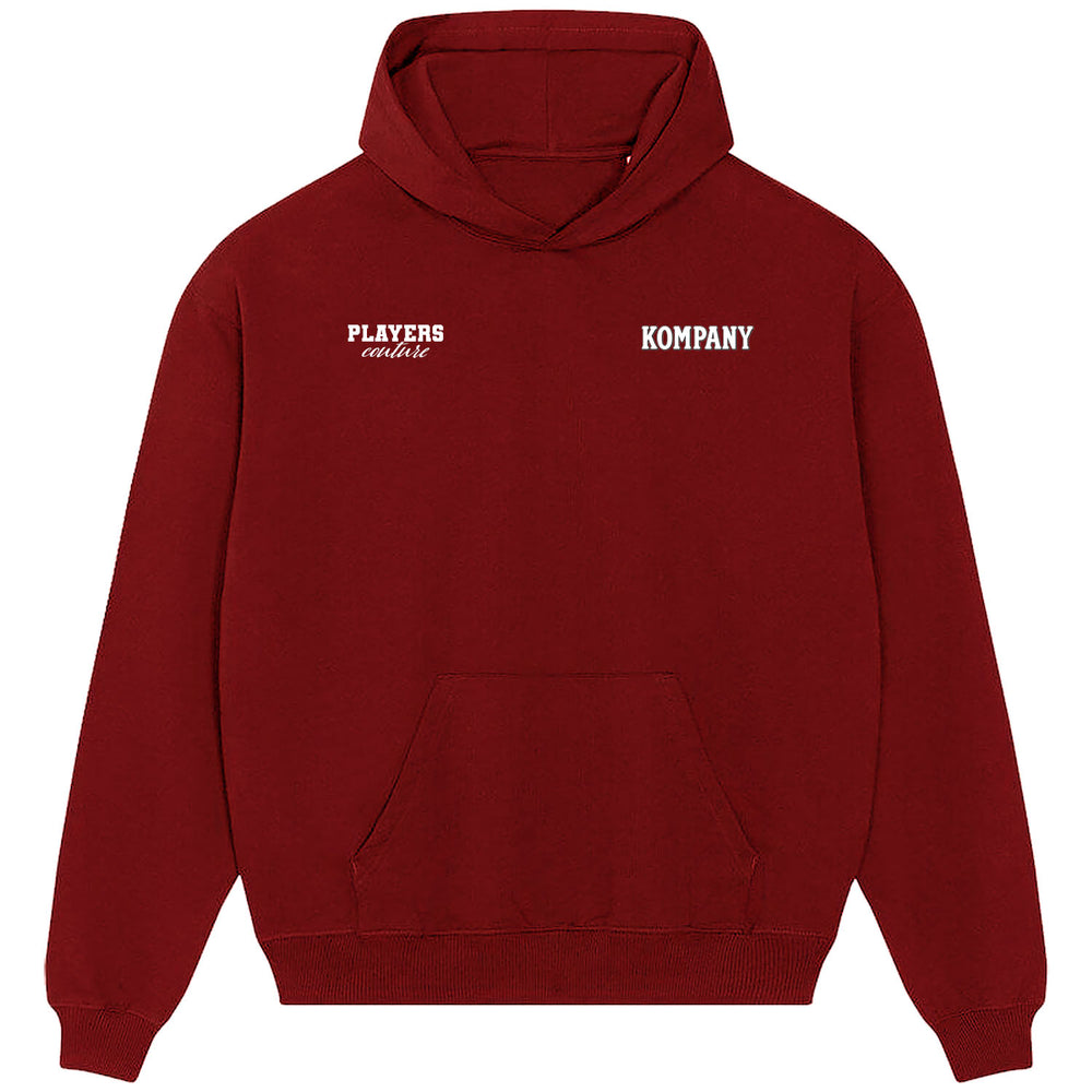 Vincent Kompany Logo 2 Players Couture Men's Casual Hoodie Red