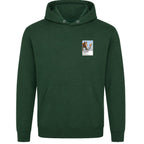 Vincent O’Brien horse racing hoodie – mens forest green hoodie view