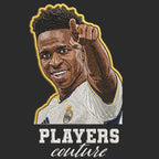 Vinicius Junior Badge Players Couture Men's Hoodie