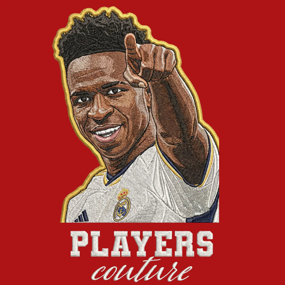 Vinicius Junior Badge Players Couture Men's Hoodie