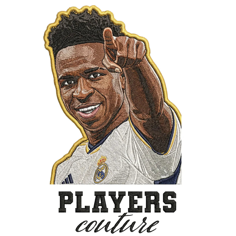 Vinicius Junior Badge Players Couture Men's Hoodie