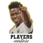 Vinicius Junior Badge Players Couture Men's Hoodie