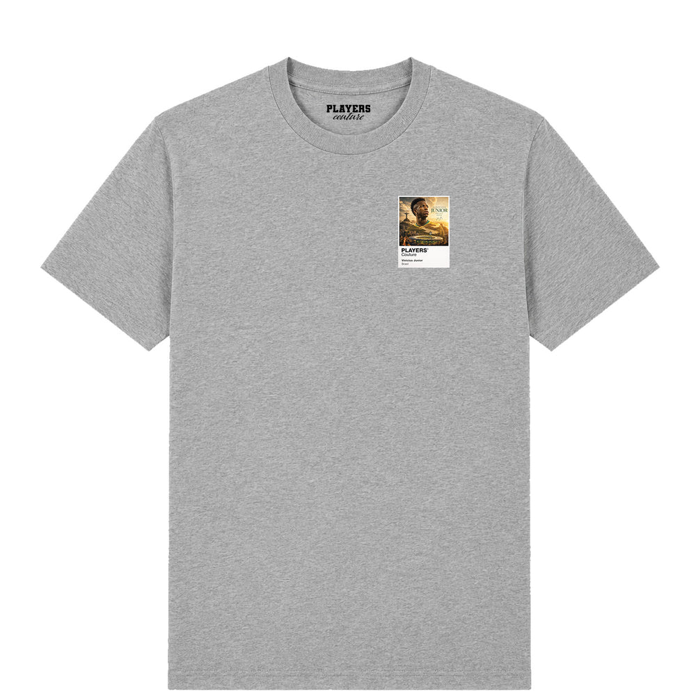 Vinicius Junior Brazil Atlas Frame White men's t-shirt by Players Couture