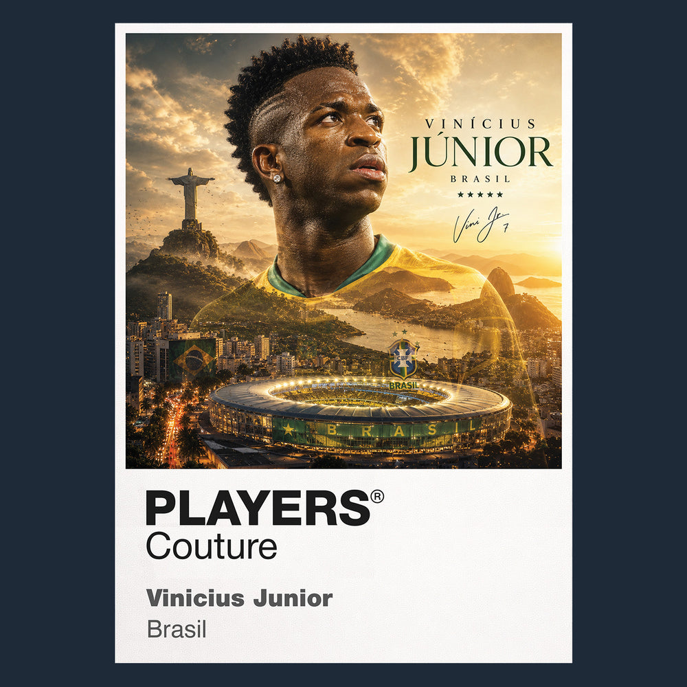Vinicius Junior Brazil Atlas Frame artwork by Players Couture