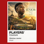 Vinicius Junior Brazil Atlas Frame artwork by Players Couture