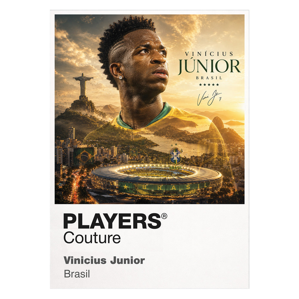 Vinicius Junior Brazil Atlas Frame artwork by Players Couture