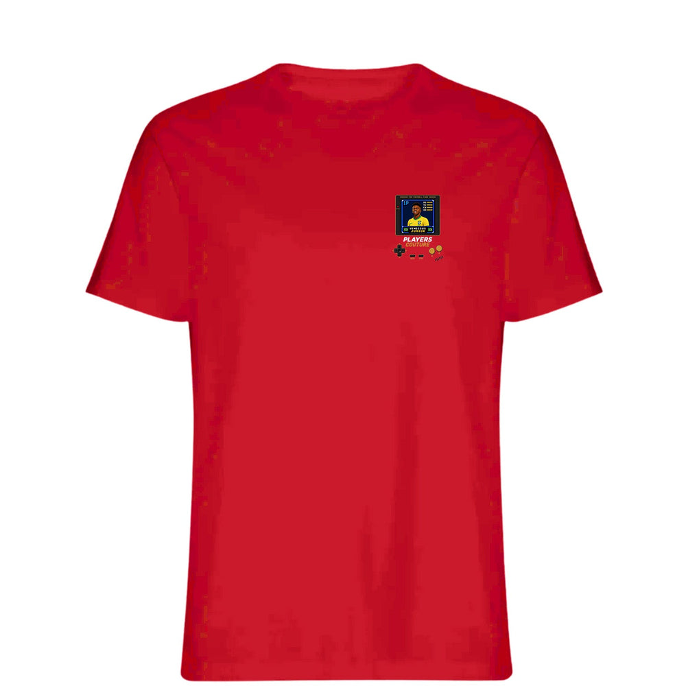 Vinicius Junior 1P 8-Bit t-shirt retro gaming design by Players Couture