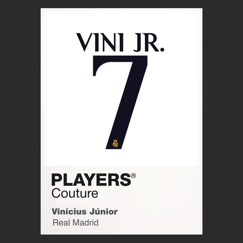 Vinicius Junior 7 Football Shirt Frame - Icon Design (View 8)