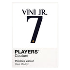Vinicius Junior 7 Football Shirt Frame Men's Hoodie – white close-up detail shot of the Vinicius Junior 7 Football Players