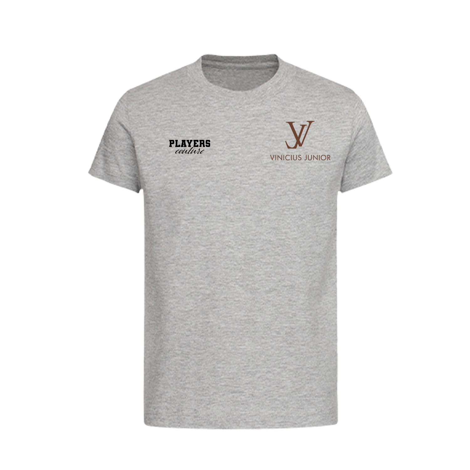 Vinicius Junior Logo Players Couture Kids T-Shirt Gray