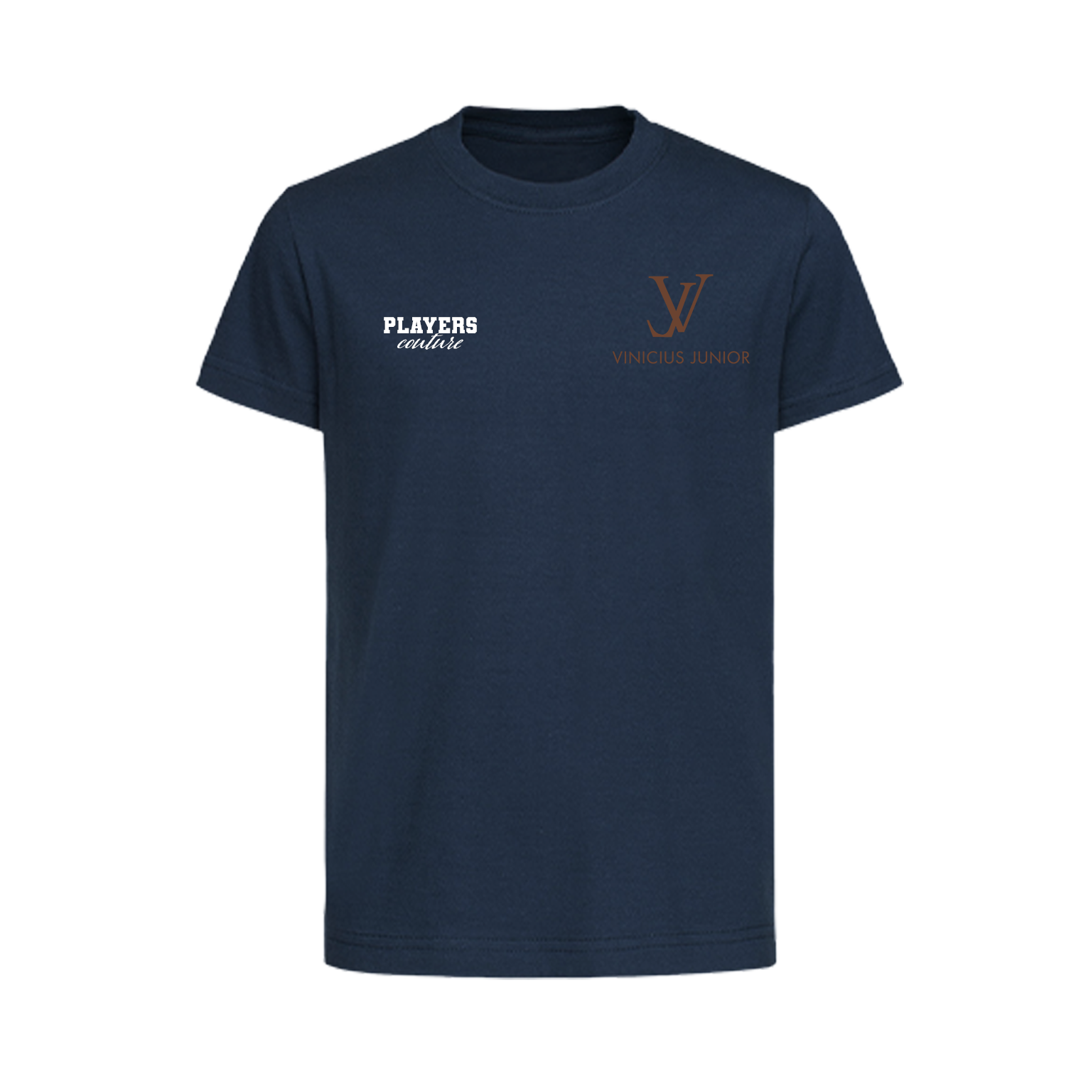 Vinicius Junior Logo Players Couture Kids T-Shirt Navy