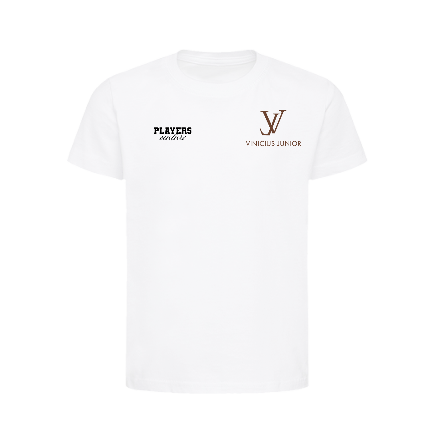 Vinicius Junior Logo Players Couture Kids T-Shirt White
