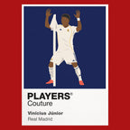 Vinicius Junior Real Madrid Icon Frame — Red