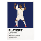 Vinicius Junior Real Madrid Icon Frame — White