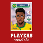 Vinicius Junior World Cup Sticker Kids T-Shirt – vinicius junior red Players Couture design
