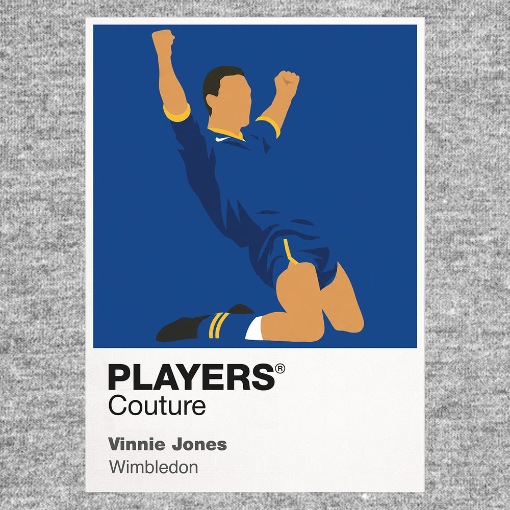 Vinnie Jones Wimbledon Icon Frame — Gray