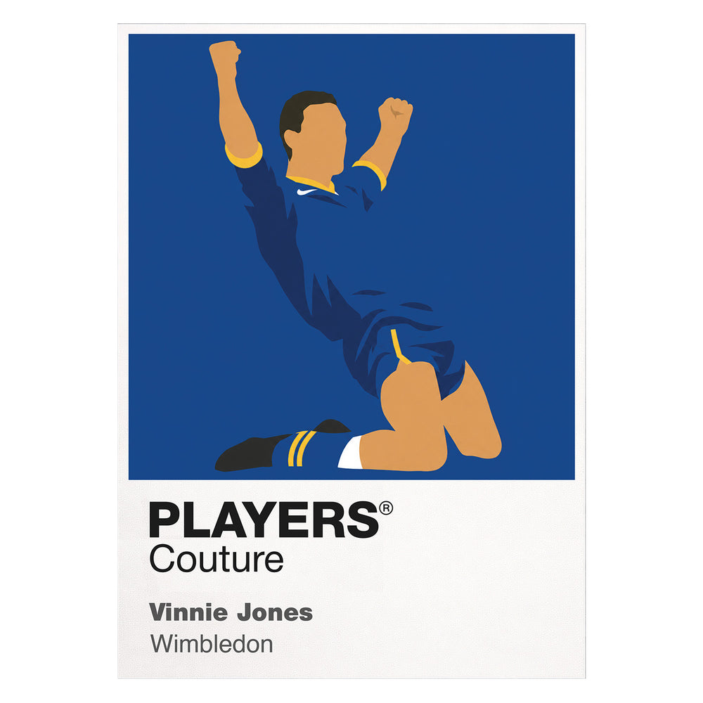 Vinnie Jones Wimbledon Icon Frame — White