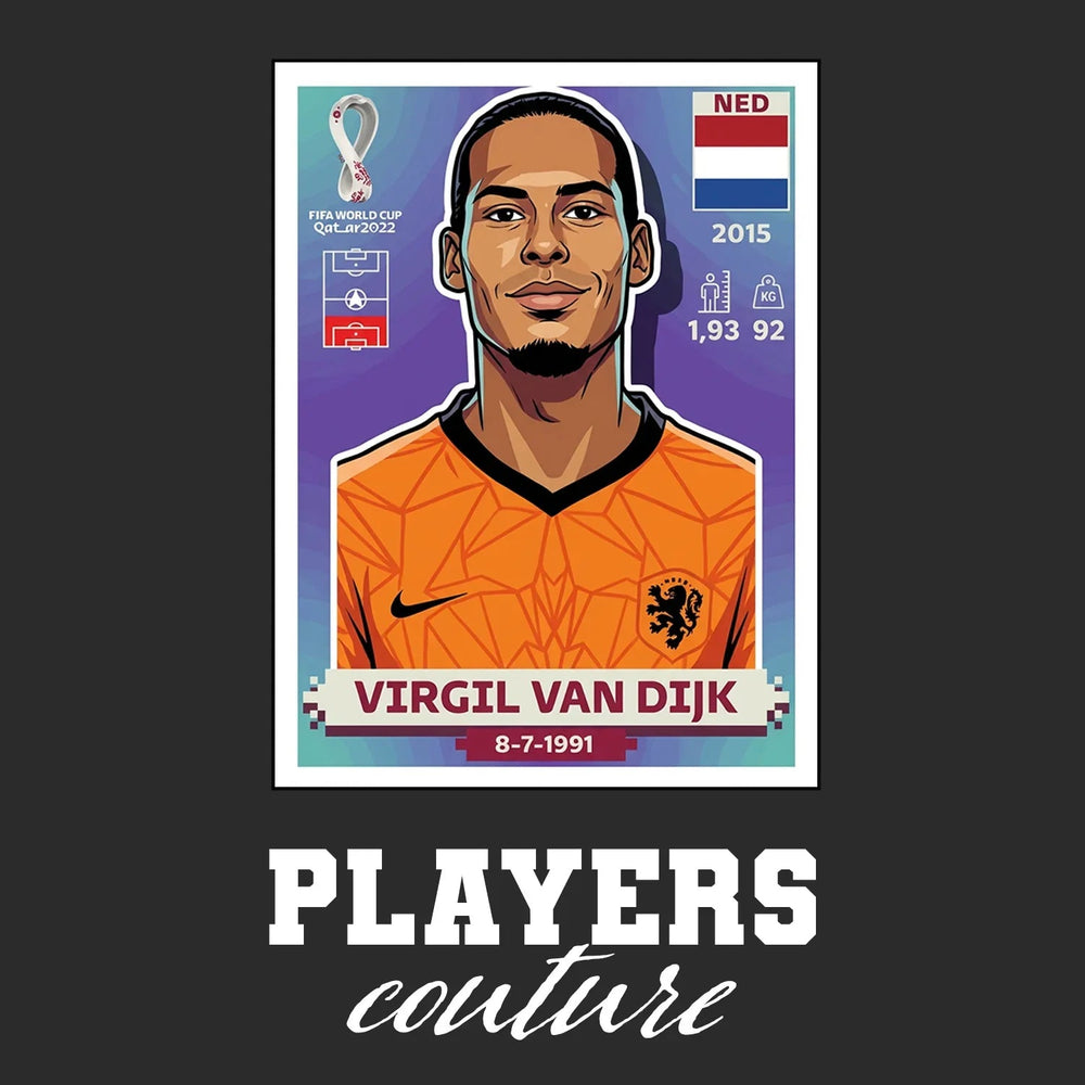 Virgil Van Dijk World Cup Sticker Men's Hoodie – virgil van dijk black Players Couture design