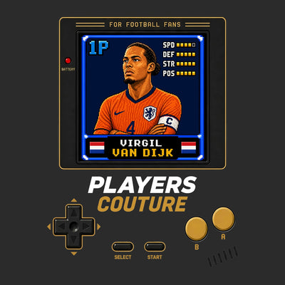 Virgil Van Dijk Icon 8-Bit Men's Hoodie - image 1