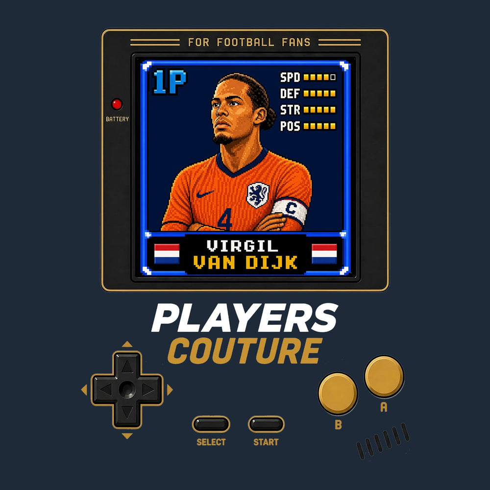 Virgil Van Dijk Icon 8-Bit Men's Hoodie - image 7