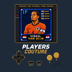 Virgil Van Dijk Icon 8-Bit Men's Hoodie - image 7