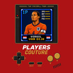 Virgil van Dijk 1P 8-Bit hoodie retro gaming design by Players Couture