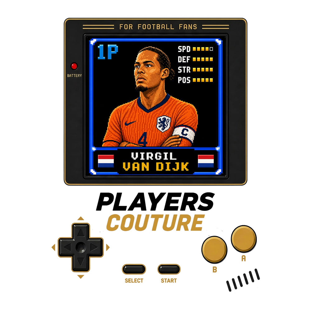 Virgil Van Dijk Icon 8-Bit Men's Hoodie - image 6