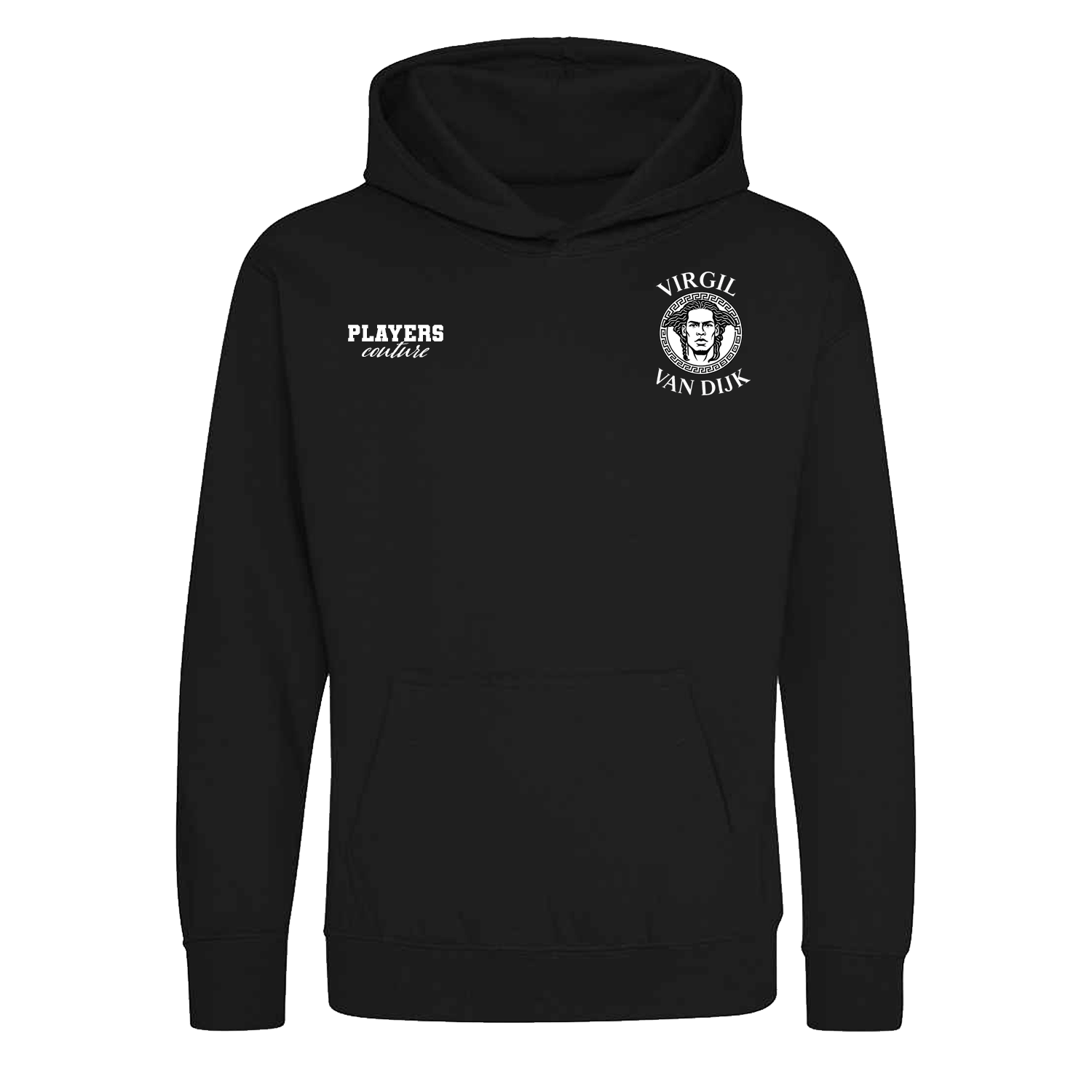 Virgil Van Dijk Logo Players Couture Kids Hoodie Black