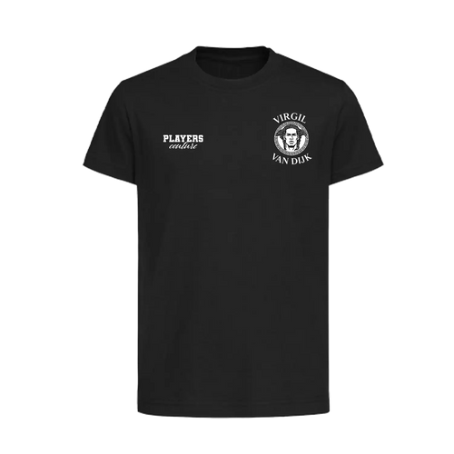 Virgil Van Dijk Logo Players Couture Kids T-Shirt Black