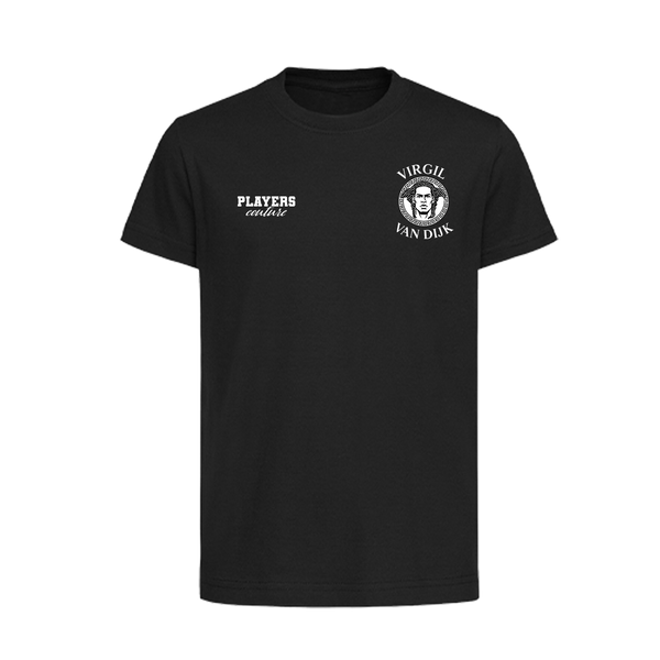 Virgil Van Dijk Logo Players Couture Kids T-Shirt Black