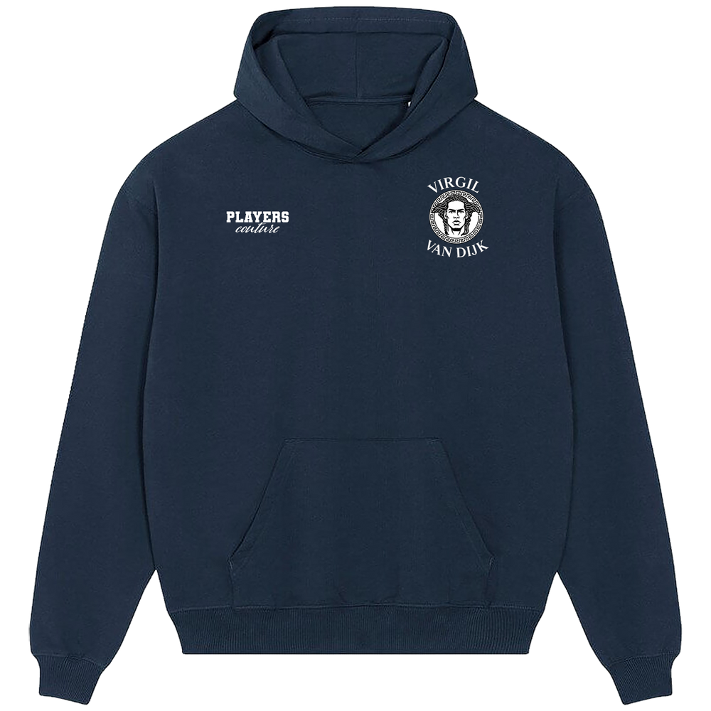 Virgil Van Dijk Logo Players Couture Men's Casual Hoodie Navy