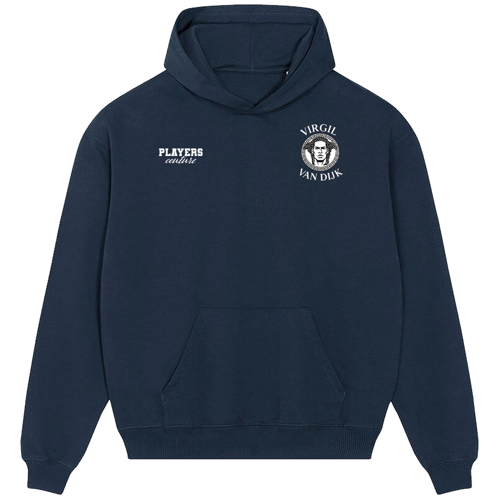 Virgil Van Dijk Logo Players Couture Men's Casual Hoodie Navy