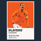 Virgil Van Dijk Players Couture Frame Navy