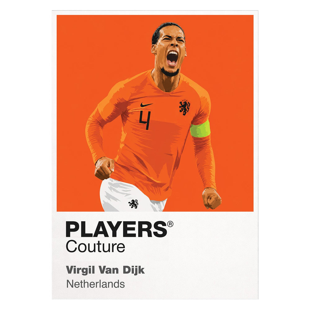 Virgil Van Dijk Players Couture Frame White