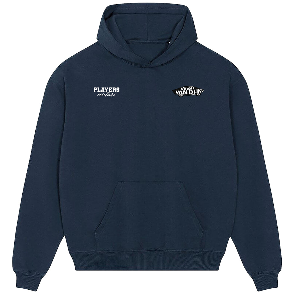 Virgil Van Dijk Logo 3 Players Couture Men's Casual Hoodie Navy