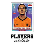 Virgil Van Dijk World Cup Sticker Kids T-Shirt – virgil van dijk white Players Couture design