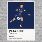 Vitinha PSG Icon Frame — Gray