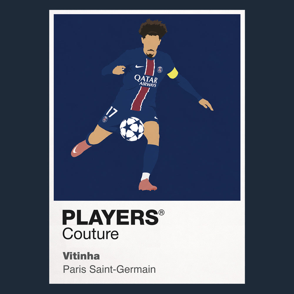 Vitinha PSG Icon Frame — Navy