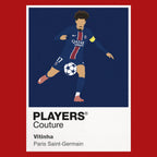 Vitinha PSG Icon Frame — Red